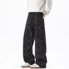 Star Tie-dye Pants Men's Spring American Pendant Straight Men's Casual Pants Loose Trousers
