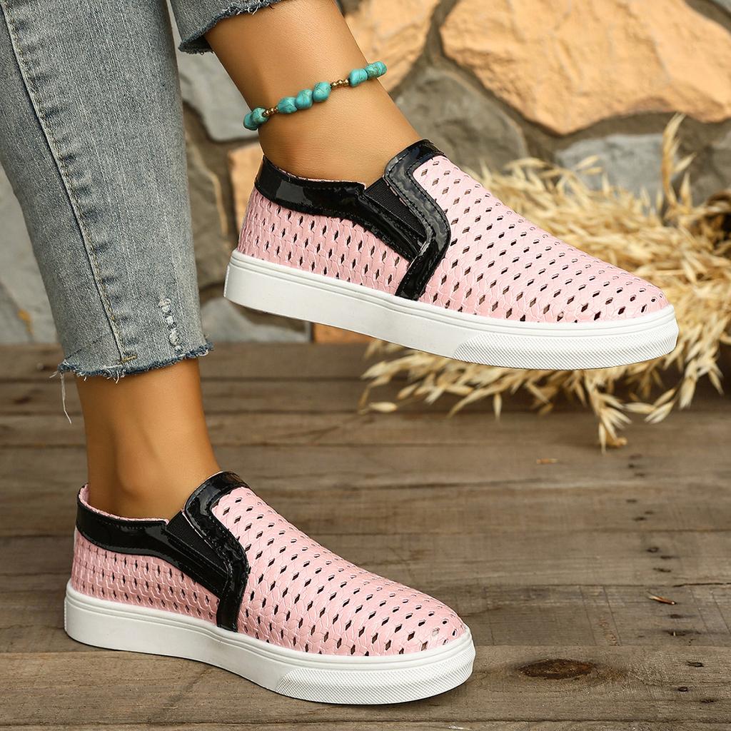 Spring Summer 2026 Fashion Women Slip on Platform Plus Size Shoes for Women 36-43 Flats Sneakers Casual Zapatos De Mujer