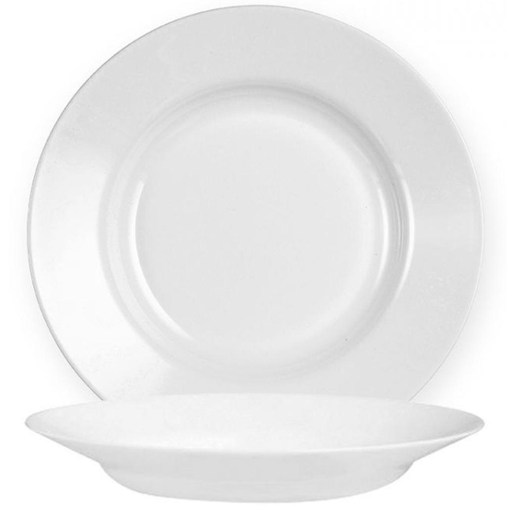 Everyday Glass Deep Soup Pasta Plate 22.5cm Set of 6