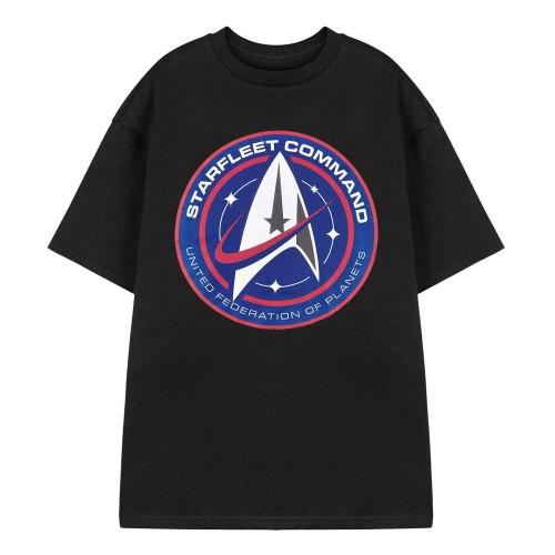 Star Trek Mens Starfleet Command Short-Sleeved T-Shirt