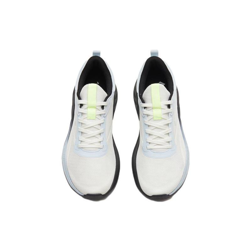 Anta Stinger SE Shock Absorbers With Slip Resistant Features Low Top Casual Running Shoes Men's White Blue Sneakers 912315585-1