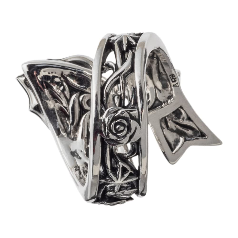 Artemis Kings Spade One Size Fits Silver Brand Silver 925 Ring, All, AKR0062, Men's Accessory, Jewelry, Ring,