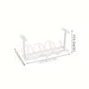 Home Office Under Desk Wire-Free Bottom Power Cord Plug Arrangement Holder Cable Tray Partition Hanging Basket Layered Rack