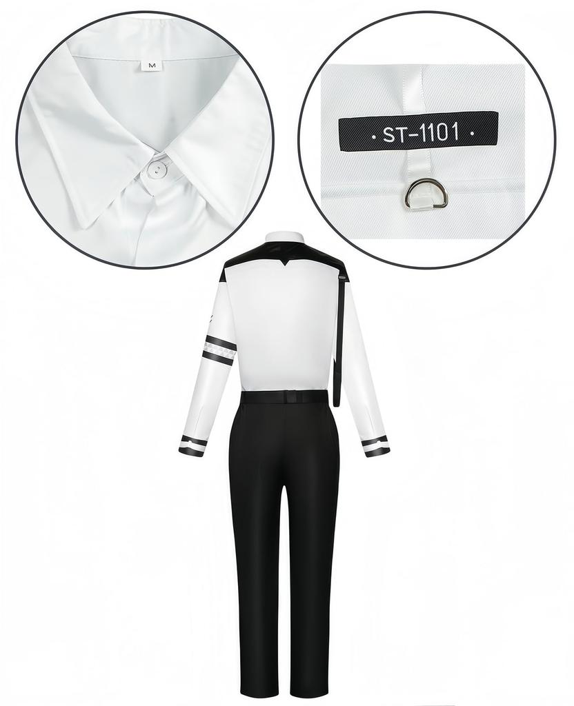Seiya Cosplay Costume from Koi To Evol Special Police Officer Uniform Popular Game Costume Day [NOKIJP] Miku, Protagonist, Set, (White Patrol, XS)