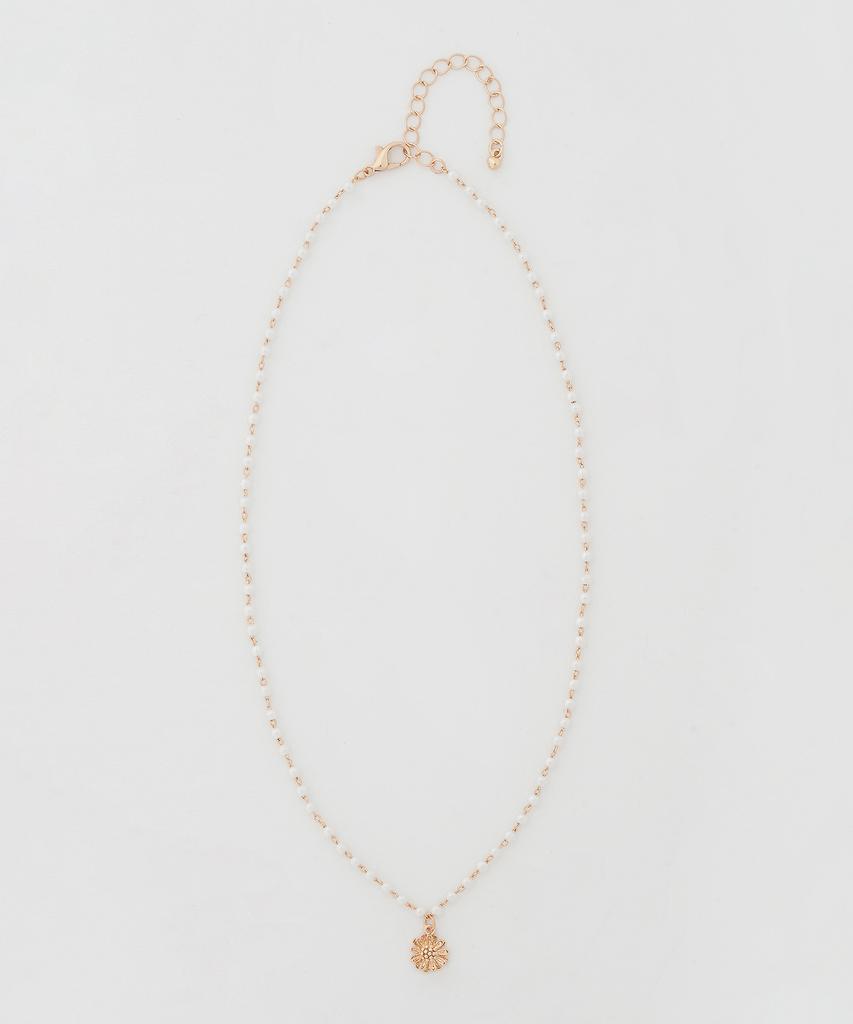 Ourhope Margaret Pearl Chain Necklace - Gold