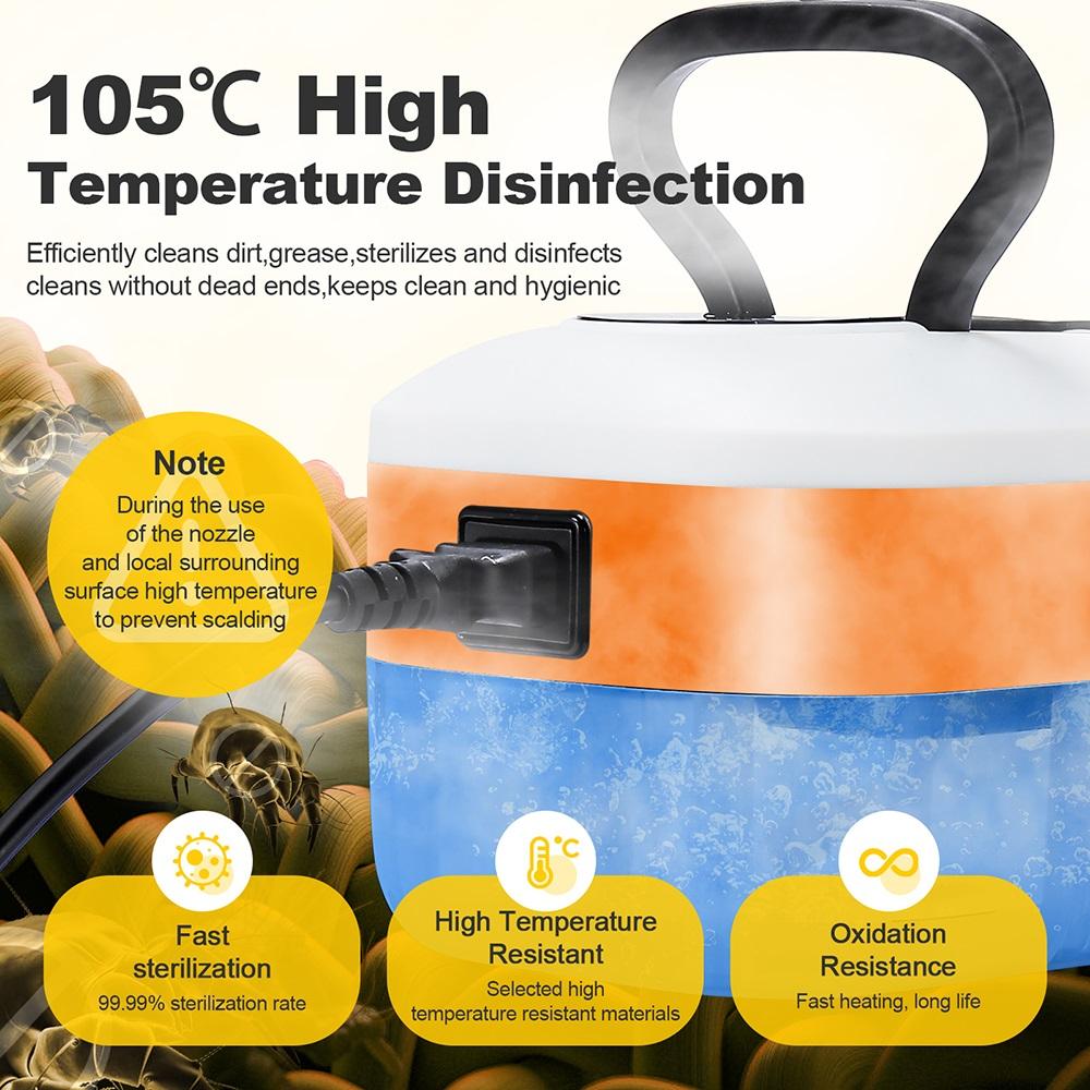 High Pressure Steam Cleaner High Temperature Sterilization Air Conditioner Kitchen Hood Car Steam Clean Machine