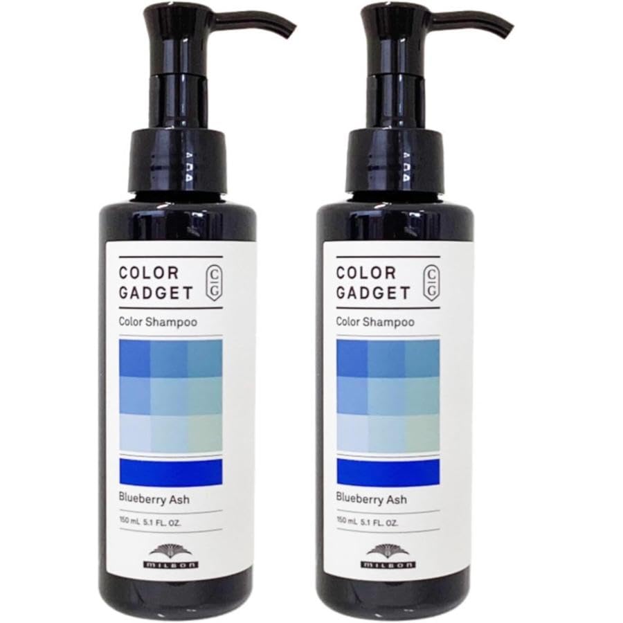 

[Набор из 2 шт.] Milbon Color Gadget Color Shampoo Blueberry Ash 150 мл