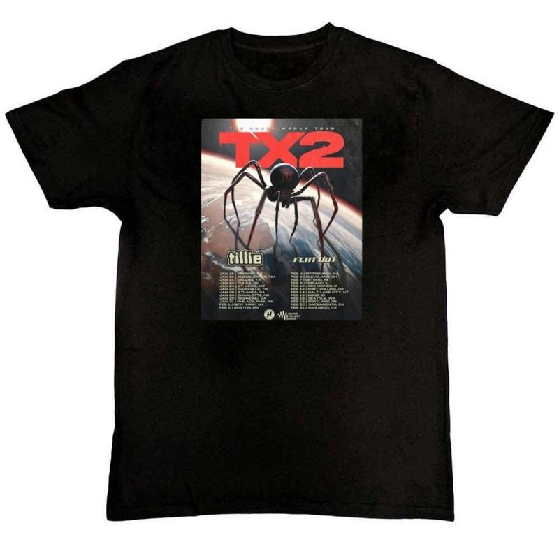 

The Cruel World Tour 2025 TX2 Singer Unisex T-Shirt XXXL