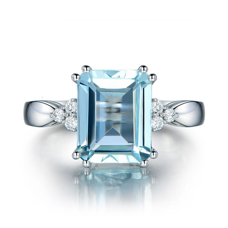 Lindon Classic Copper Alloy Zircon Ring Ladies Jewelry Wedding Promise Party Gift