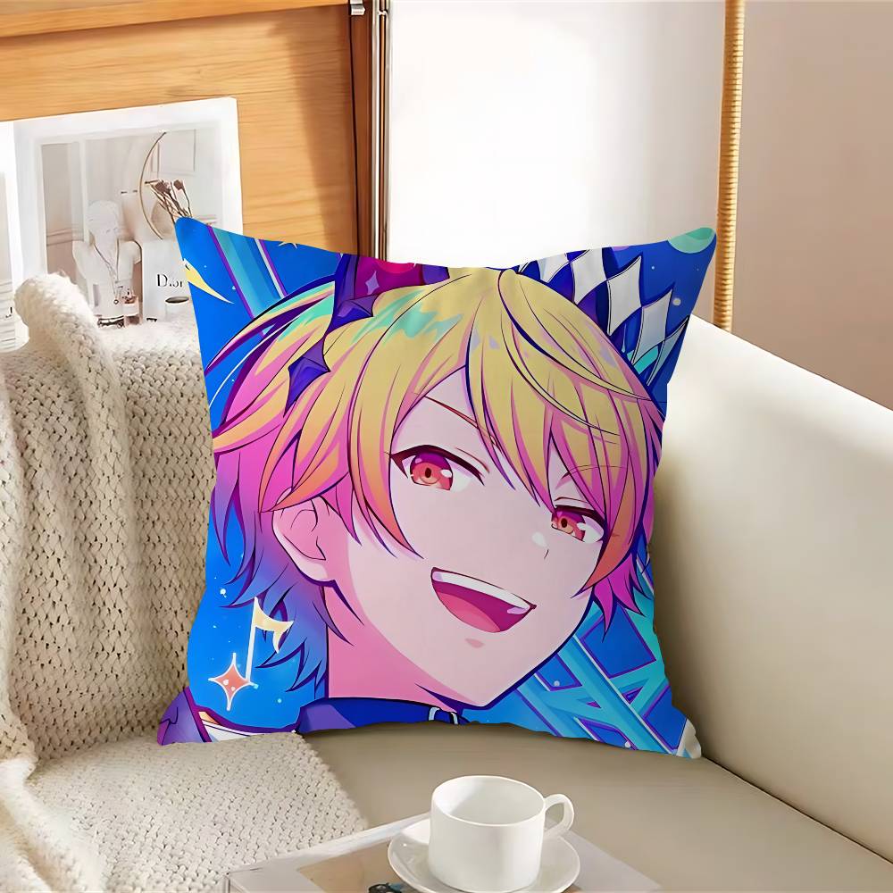 TenmaS T-Tsukasa Cartoon Pillow Case Removable Washable Cushion Cover – All-Season Soft Linen