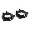 2PCS LED Headlight Base Holders Low Power Professional Design Easy Install ABS Material Headlight