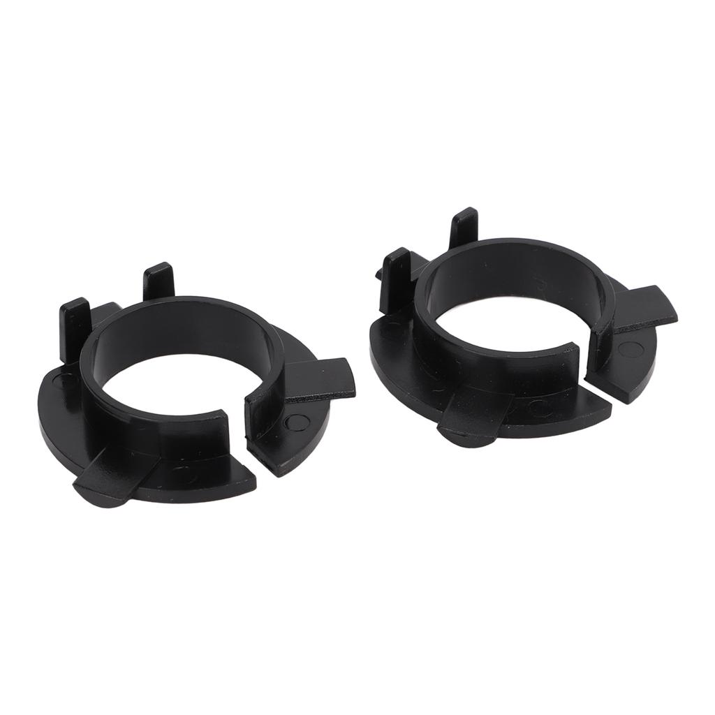2PCS LED Headlight Base Holders Low Power Professional Design Easy Install ABS Material Headlight