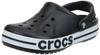 Crocs Men's Bayaband Clog Sandals, Black/White, Size 15 Women/13 Men