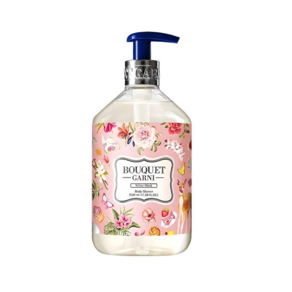 Bouquet Garni White Musk Body Shower 520ml*1Pc/2Pcs