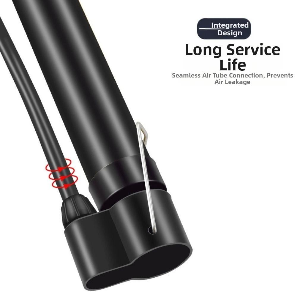 Langlebige 80PSI Fahrradpumpe Tragbar Leichtgewicht Fahrradreifenfüller Fahrrad Standpumpe Fahrradzubehör