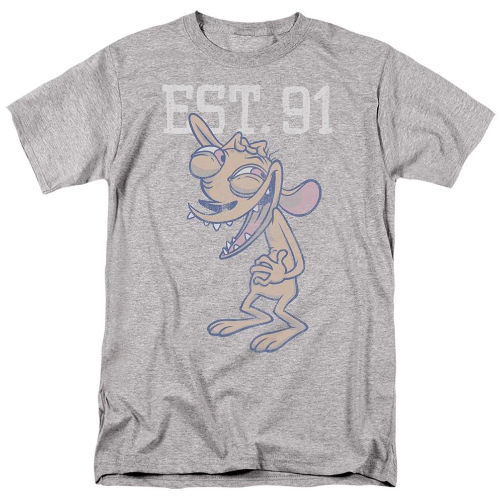 Ren And Stimpy - Ren Est - Unisex Short Sleeve Children s T-shirt - Gray 160