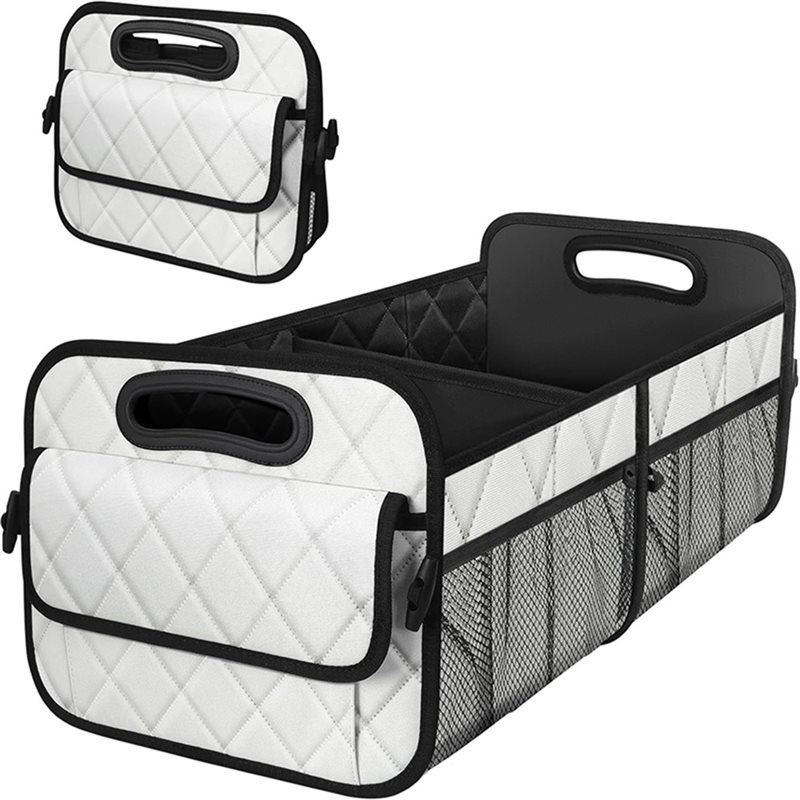 

Auto Trunk Organizer For Sedan/Truck- Auto Accessories Organizer With 6 Pockets-Premium For Car Storage чёрный