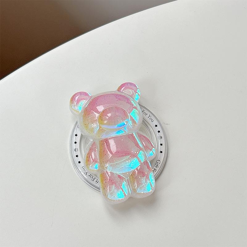 

Laser Bear, Mobile Phone Airbag Bracket, Magnetic Back Sticker, Retractable, Advanced Desktop Watching, Drama Chasing Bracket, Pasted Type