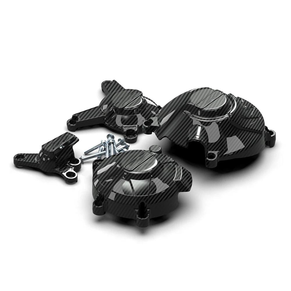 For Yamaha MT-09 2014-20 XSR900 2015-20 Carbon Fiber Look Motorcycle Engine Guard Cover