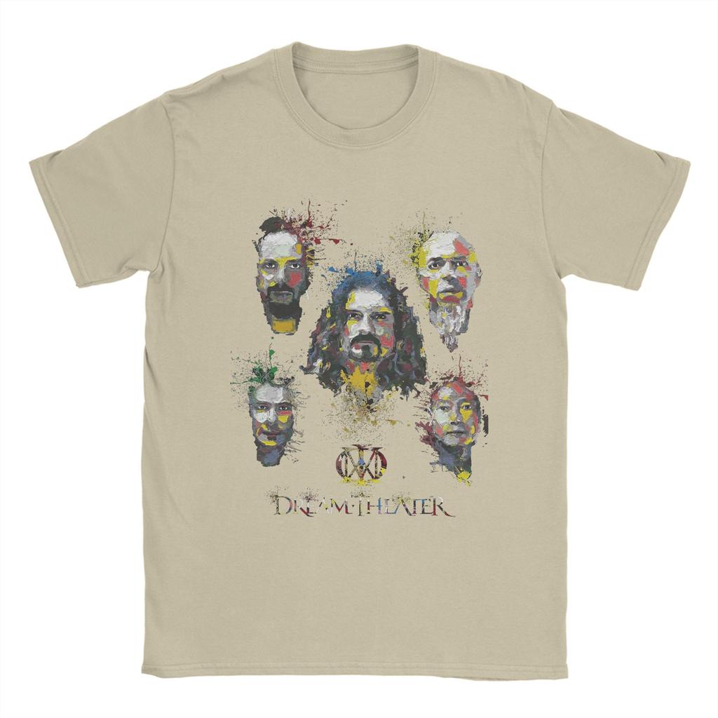Herren D-Dream Theaters T-Shirts Reine Baumwolle Kleidung Lässige Kurzarm Rundhals T-Shirts Geburtstagsgeschenk T-Shirts