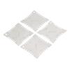 4Pcs Guitar Notched Radius Gauge Set Stainless Steel Fingerboard Ruler Fretboard Measuring Luthier