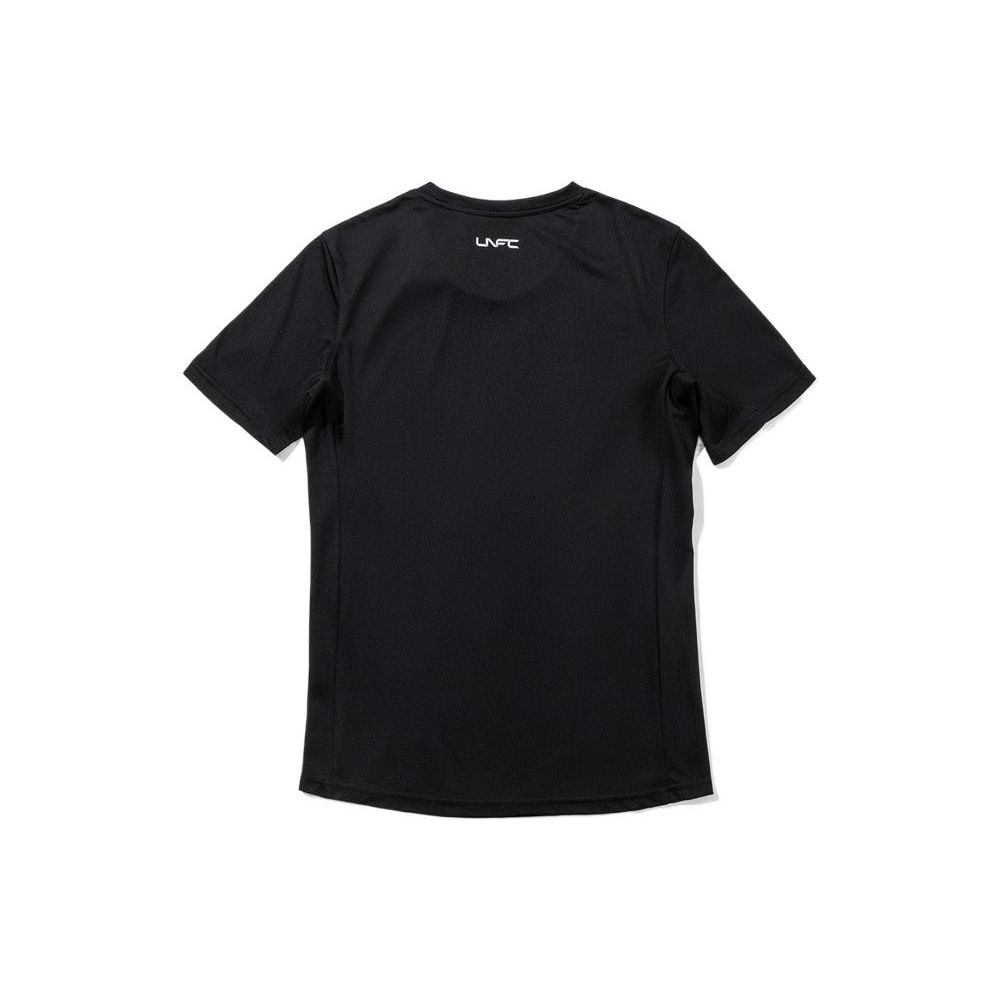 Li Ning Logo Solid Color Quick-Dry Breathable Round Neck Short Sleeve T-Shirt Unisex Tops Black ATSS473-2