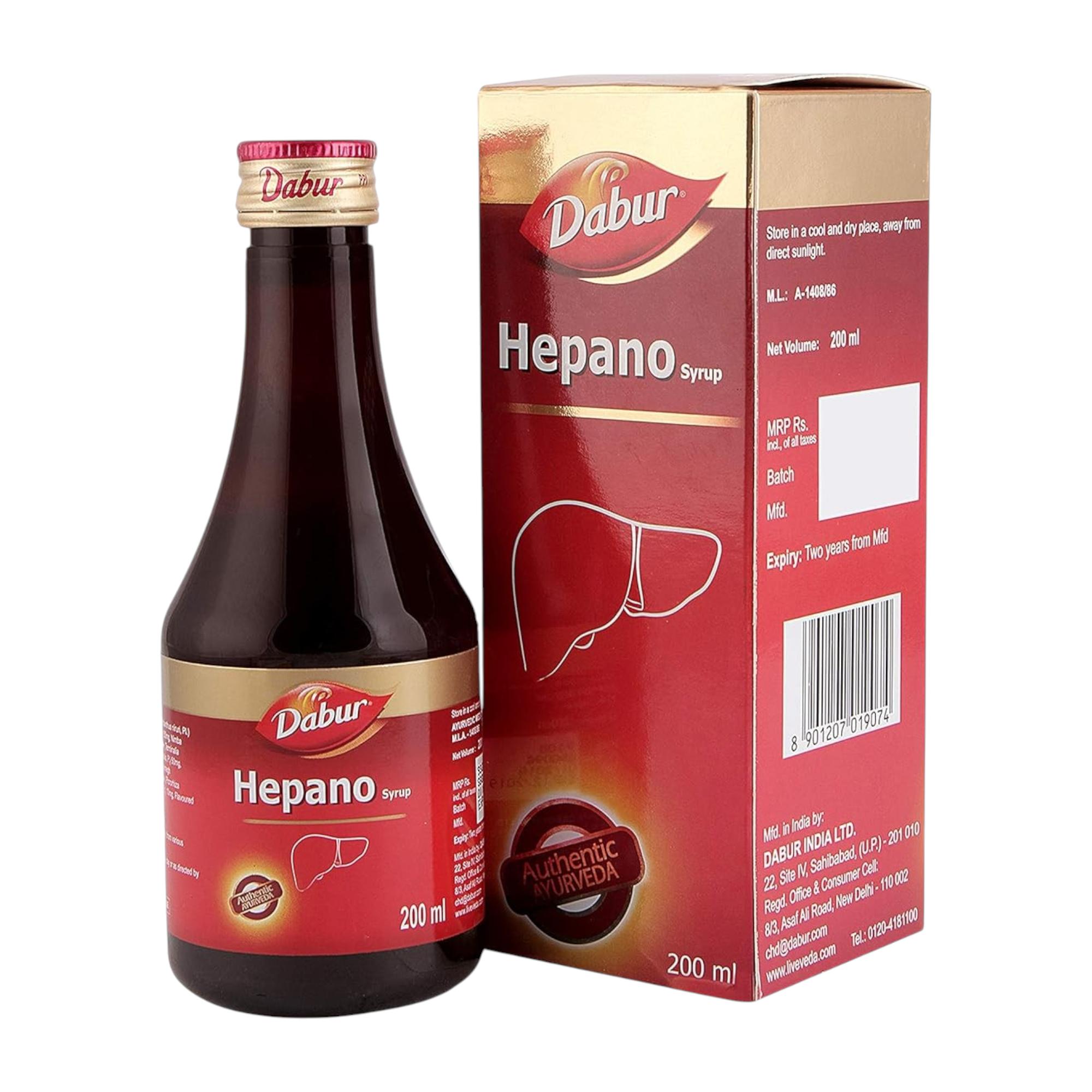 

Dabur Hepano Syrup 200ml | Herbal Liver Care Tonic for Detoxification, Supports Healthy Liver Function & Natural Tissue Protection