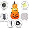 1.2 M Halloween Inflatable Pumpkin with LED Outdoor Decoration Horror Home Garden Courtyard Tombstone Decoration Haunted Props