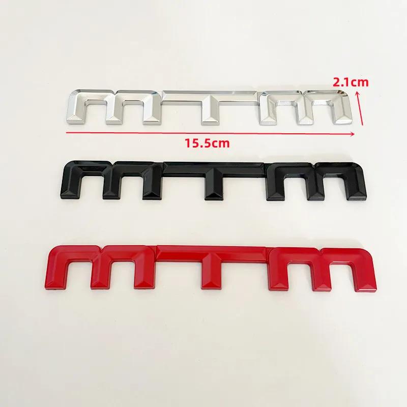 New 3D Metal MTM Car Body Side Badge Rear Trunk Emblem Sticker for Volkswagen VW Golf Passat Jetta Touareg Tiguan Polo CC BoraNB10