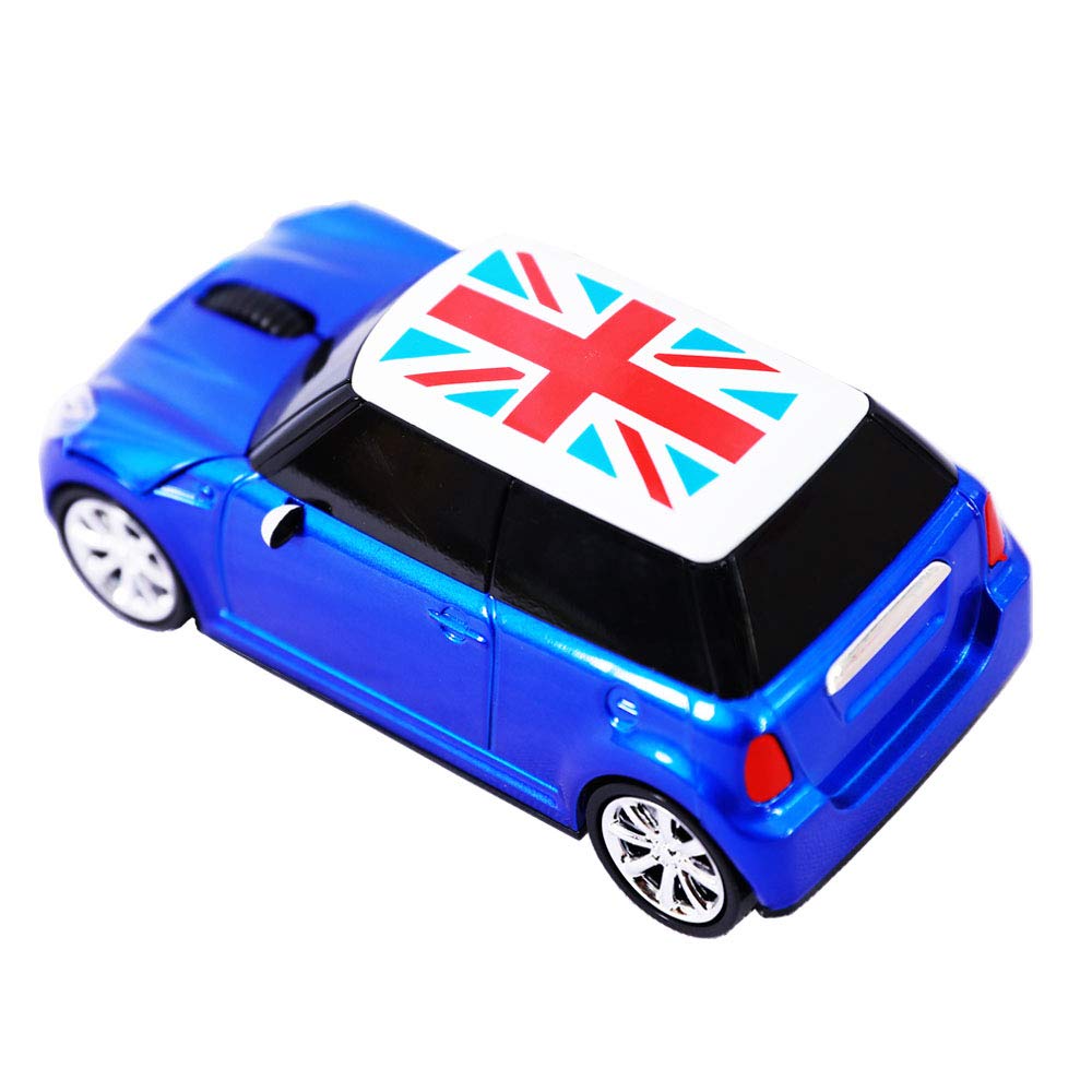 Tihilgam Kamouse Sports Car-Style Wireless Mouse, 3-Button Optical Ergonomic Gaming Mouse with USB Receiver for PC, Computer, Laptop, Gift