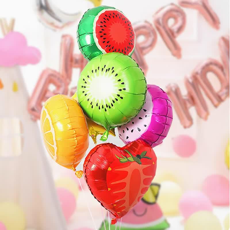 Fruit Shaped Balloons 5-Pack