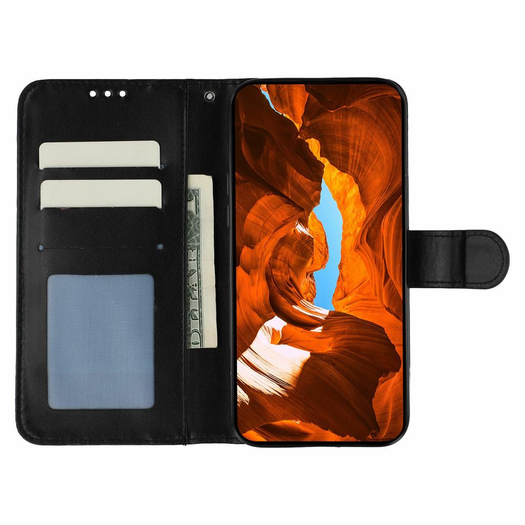 WEIOU Custodia A Portafoglio In Pelle PU Con Supporto Per Xiaomi Poco X4 Pro 5G, Cover Magnetica Con Slot Carte, Nero