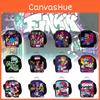 Entzückende Cartoon-Print Friday Night Funkin Lunchtasche für Kinder und Schüler