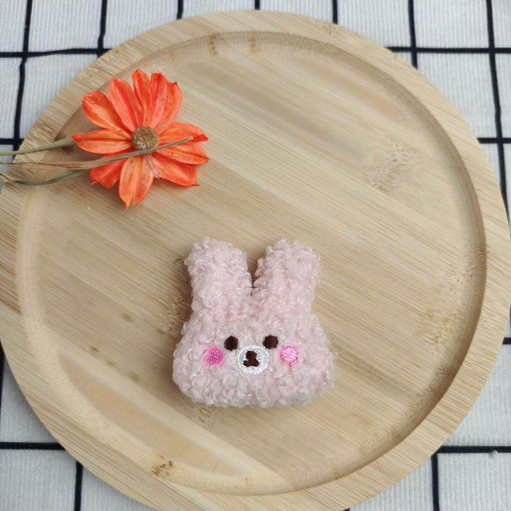 Cartoon Cute Blush Rabbit Plush Toy Pendant Korean Version Ins Animal Doll Clothing Accessories Bag Accessories