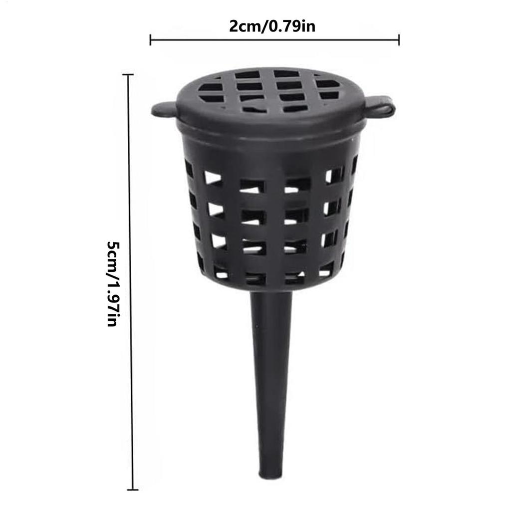 Portable Fertilizer Basket 10 Pieces Portable Slow Cups With Lid Planting Nutrition Cups For Basil Flowers Indoor Outdoor