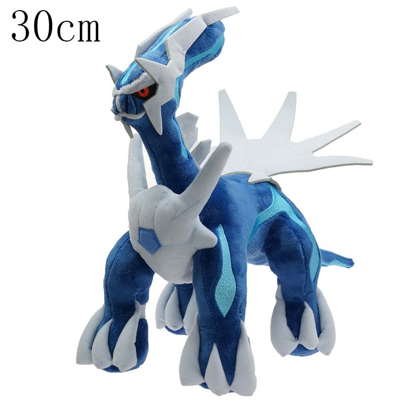 35cm  Diamond and Pearl Dialga Plush Mega Dragonite Doll Palkia Giratina Toy Pillow Big Size Gift Kids
