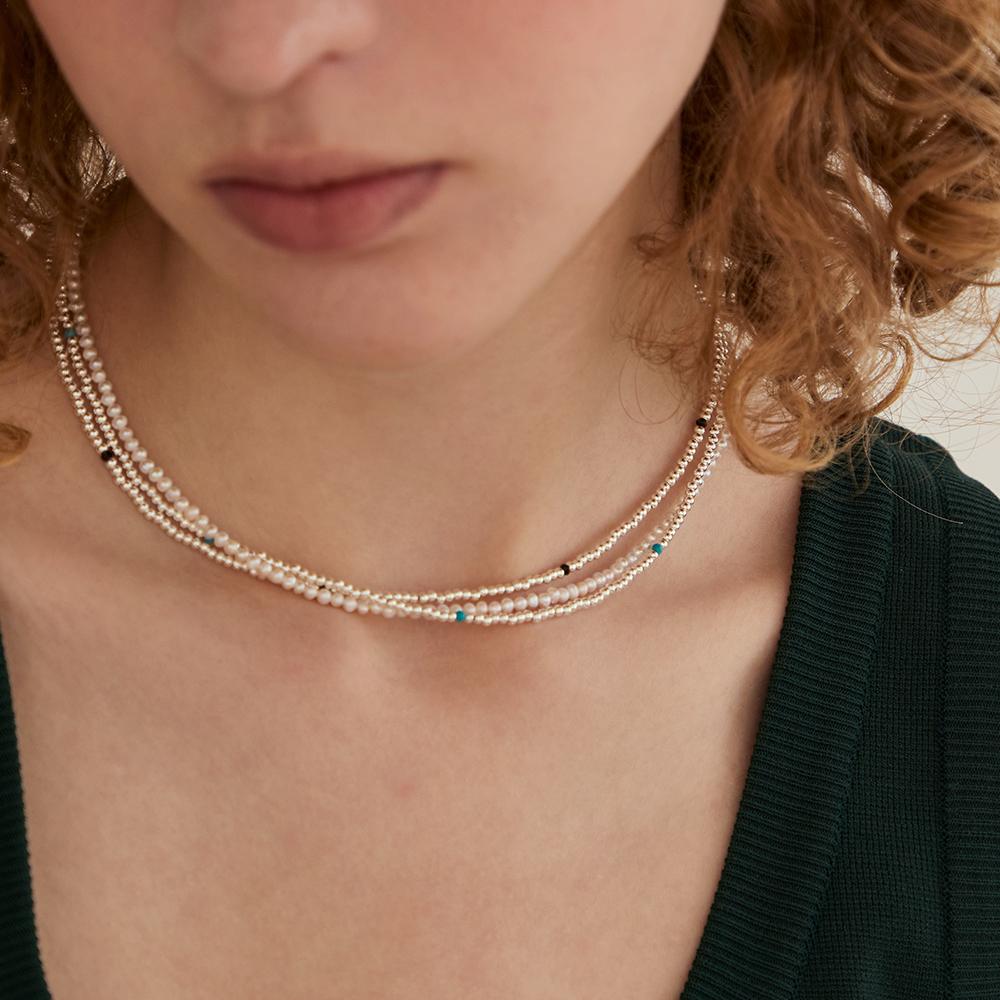Lunne Silver 925 Breeze Turquoise Point Necklace #Lsn71