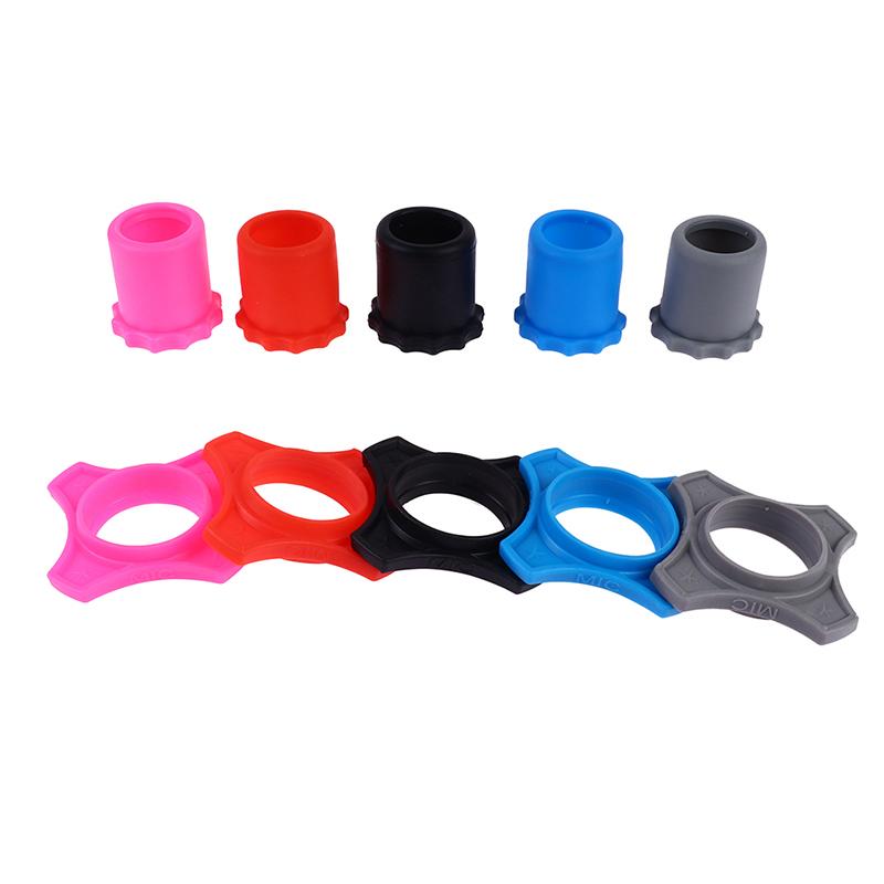 NEW Shakeproof Silicone Microphone Holder Anti-Rolling Mic Protection Ring Bottom Rod Sleeve