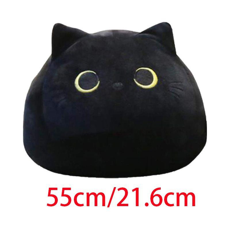 Adorable Black Cat Shaped Plush Toy Soft Stuffed Doll For Cozy Comfort And Play