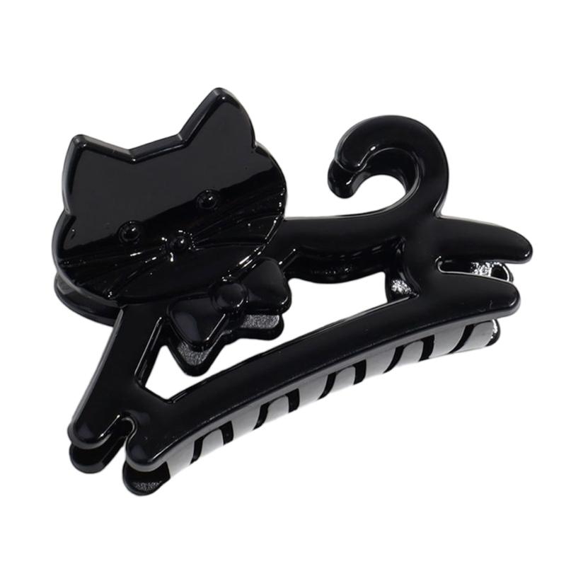 

Margay Pattern Hair Clamps For Women Girls Acrylic Permanent Firm Hold Hair Accessories Lovely Puss Plan Child Friendly чорний