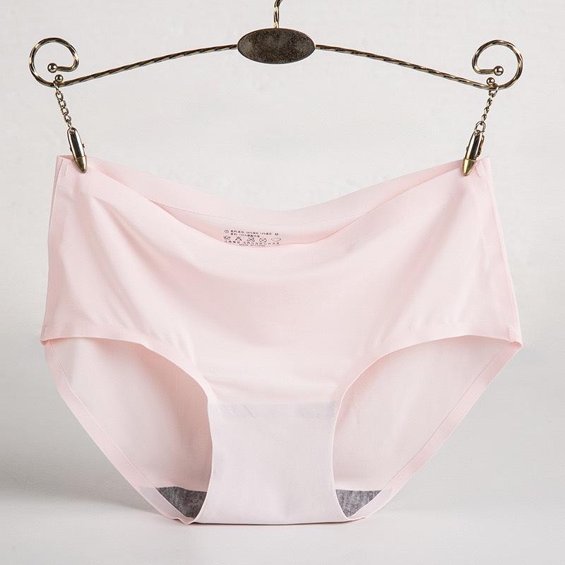 

Breathable Seamless Ice Silk Mid-Waist Women s Triangle Panties (Style 810) XX-Large
