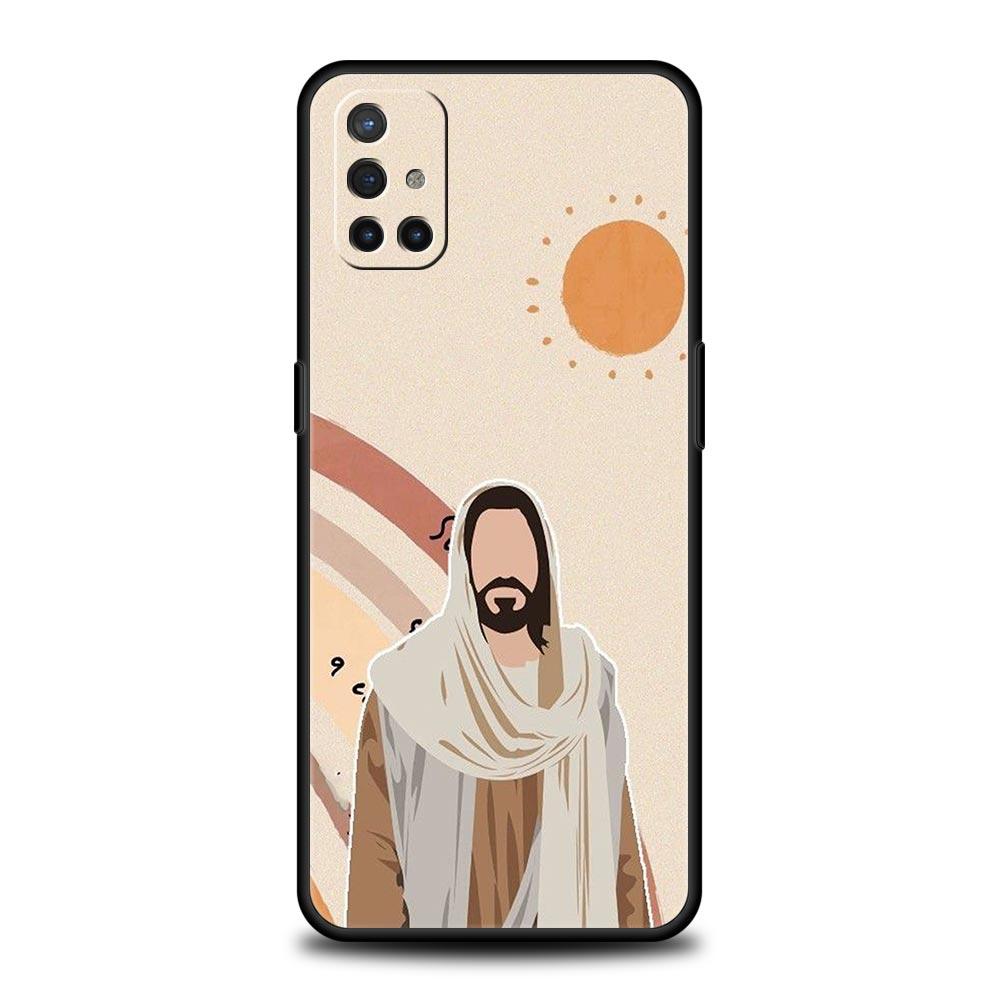 Jesus Flag Christ Religion Faith Phone Case For OnePlus 13 12 11 10 9 8 7T Pro 13R 12R 10R 9RT 8T Nord N30 2T CE 2 3 5G Cover