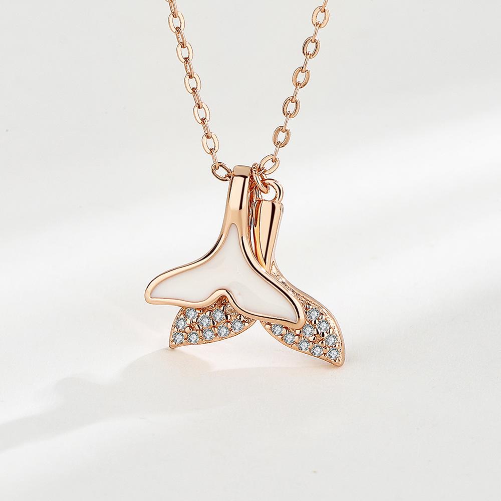 Tancise Kvinner halskjede anheng Classic 925 Sterling sølv Zircon Fashion Gift