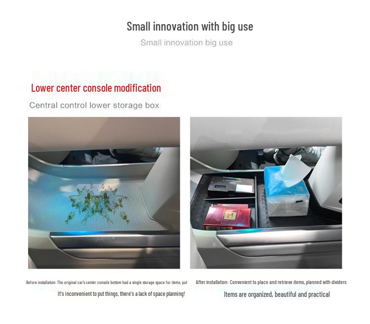 Wey Gaoshan Center Console Storage Box - Car Interior Organizer