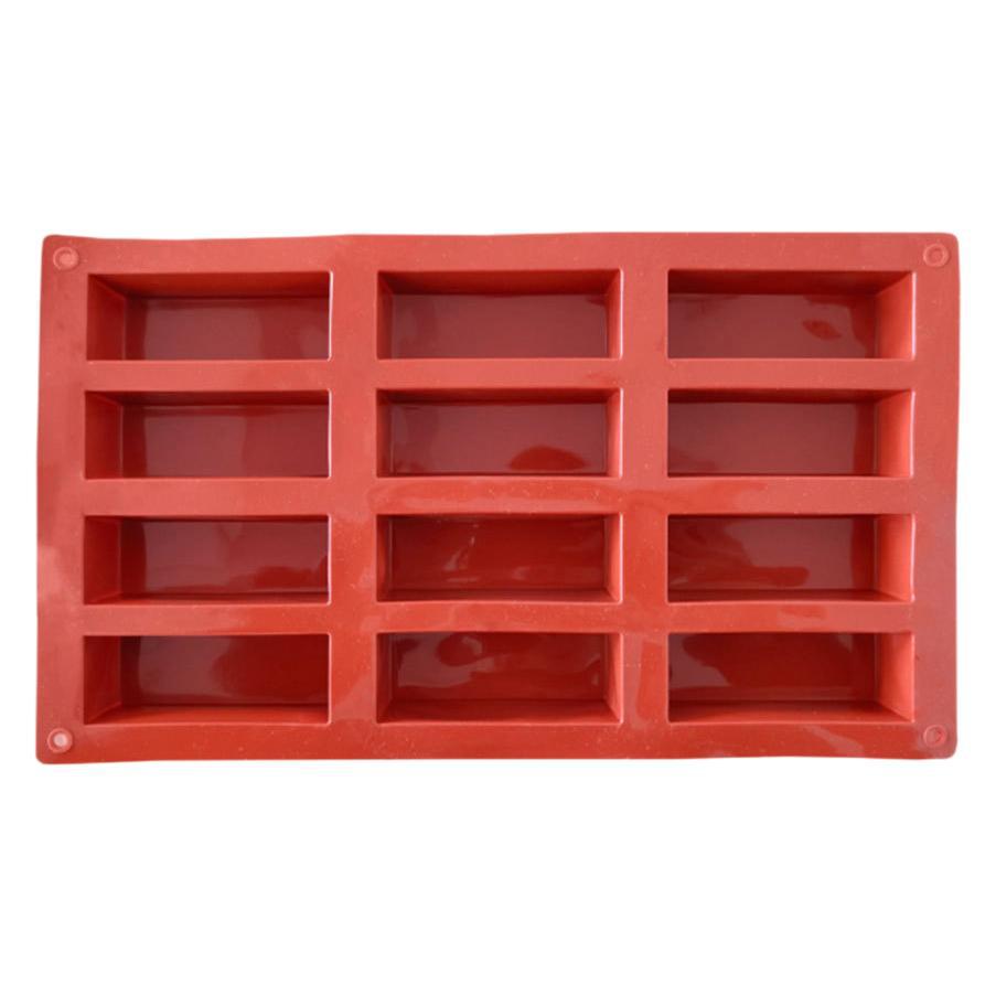 

Форма для шоколада на 12 ячеек для выпечки энергетических батончиков, протеиновых батончиков, трюфелей, брауни, кукурузного хлеба, чизкейка, мыла, форма для масла