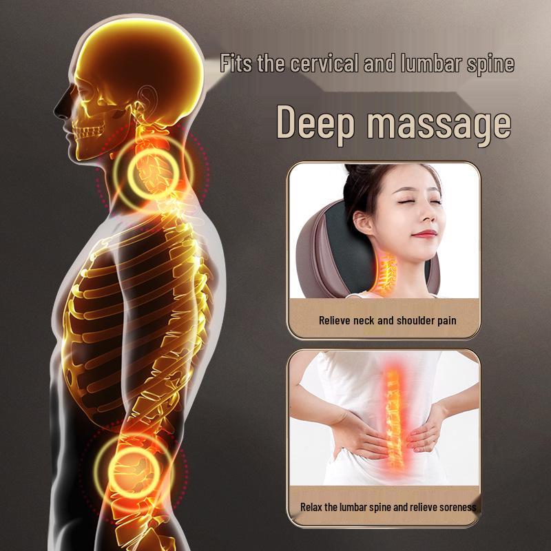 Full Body Multifunctional Electric Massage Cushion for Back, Waist, Legs, and Feet