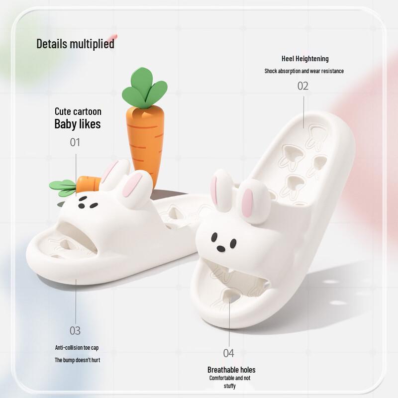 TZLDN Summer Indoor Anti-slip Slippers EU 39-40