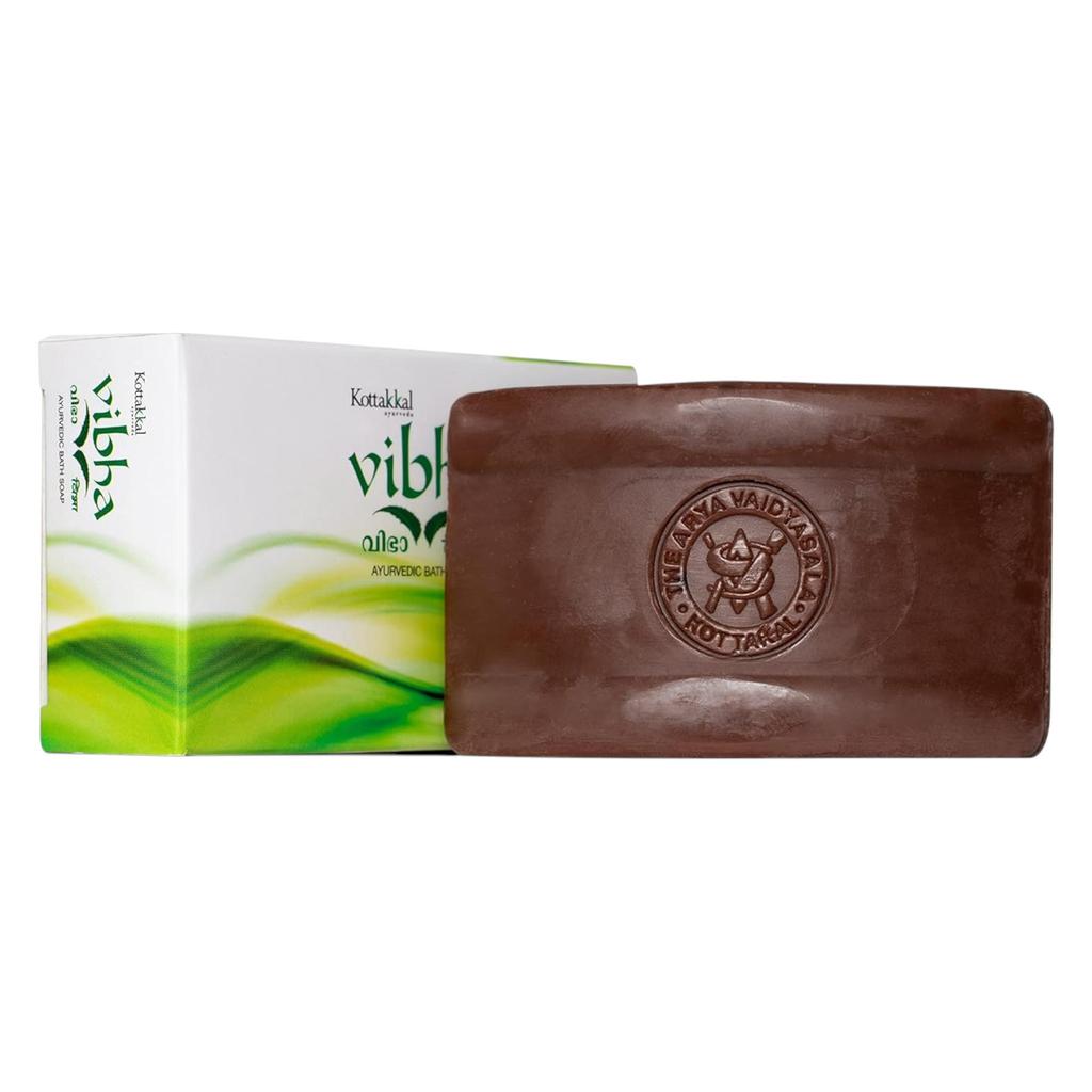 Kottakkal Ayurveda Vibha Handgemachte Seife 75 g Packung mit 4 Stück für frische, glatte und strahlende Haut Tägliche Anwendung