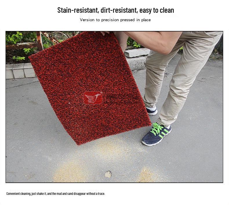 Daikin Niu Non-Slip Rainproof Electric Car Foot Pads - Imitation Calf Fire Cat Pattern