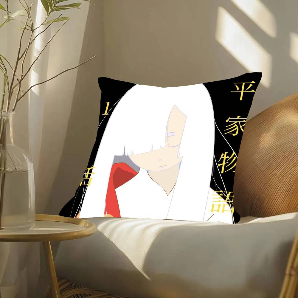 Anime The H-Heike Story Pillow Case Fashion Square Pillowcase Bedroom Sofa Room Ins Decoration Leisure
